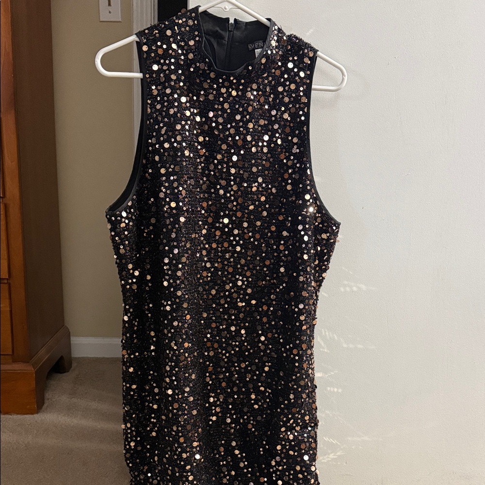 Sequin Sleeveless Dress